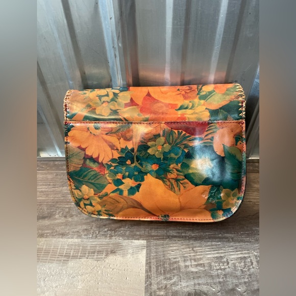Patricia Nash Leather Floral Crossboy Bag - Picture 6 of 8